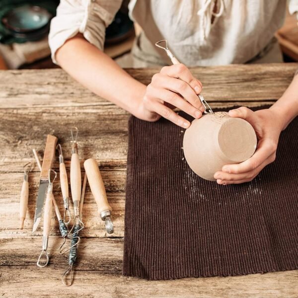 61-Piece Ceramic Clay Sculpture Tool Set - Image 2